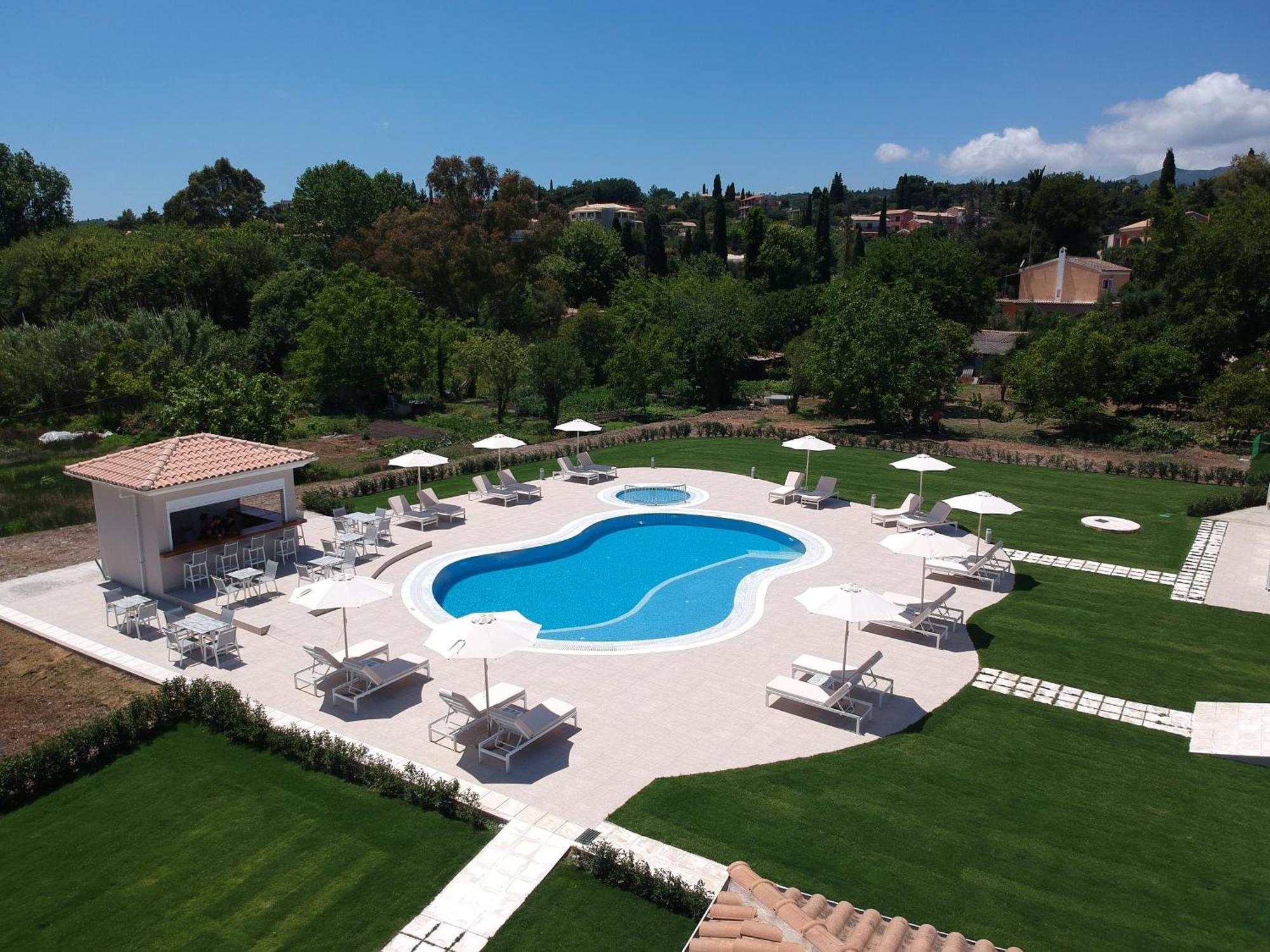 Santos Luxury Apartments Dassiá Eksteriør bilde
